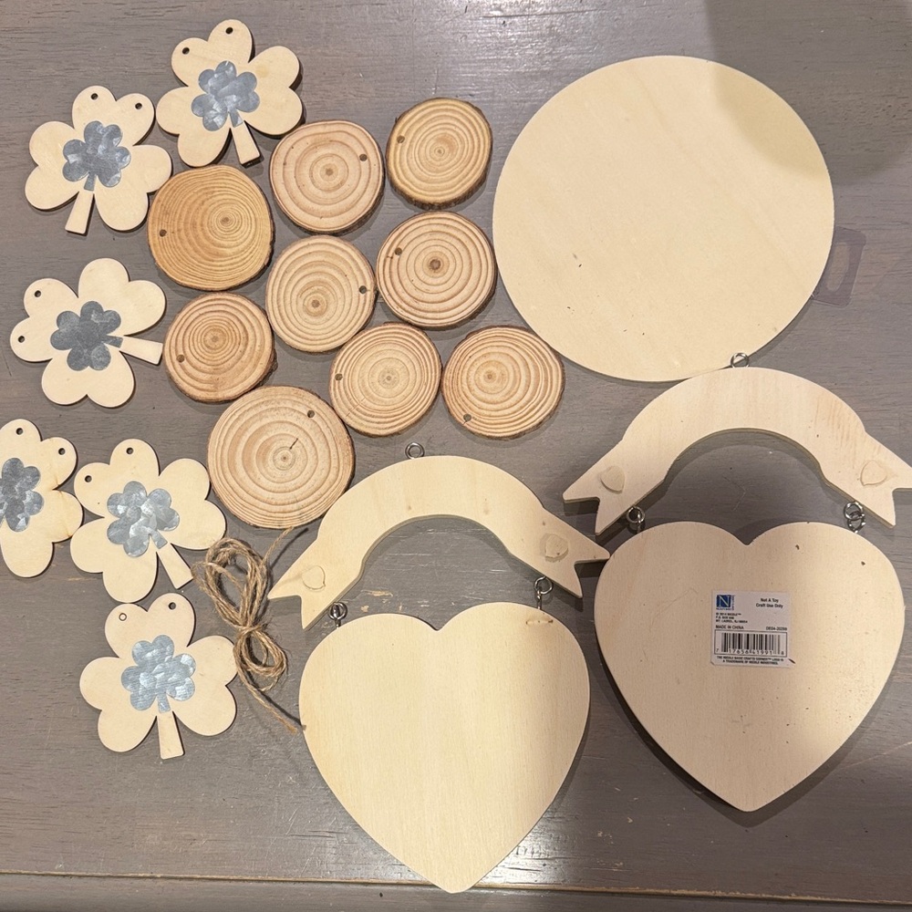 Wood Pieces - Wood Shapes for crafting